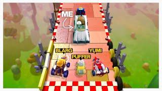 Bullying My Friends on This Racing Game