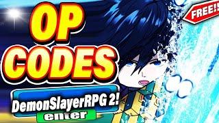 ALL NEW *SECRET* UPDATE CODES in DEMON SLAYER RPG 2 CODES! (Roblox Demon Slayer RPG 2 Codes)