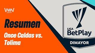 Once Caldas vs. Tolima (resumen) | Liga BetPlay 2024-2 | Cuadrangulares - Fecha 1