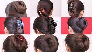 Cute simple hair style girl everyday / self hair style girl for long hair / big claw clip hairstyles