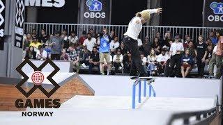 Jaakko Ojanen is your top Men’s Skateboard Street Nordic Qualifier | X Games Norway 2018