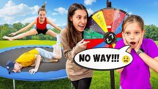 Fun Home Gym with GIANT MYSTERY WHEEL: Gymnastics Tricks | YESOUL Bike & Rowing Machine