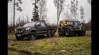 Toyota Tundra 6x6 Hercules vs SHERP offroad tests #2