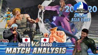 SFV CE Match Analysis: CPT Online Asia East 1 - Shuto (Urien) vs. Daigo (Guile)