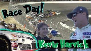 Hailie Deegan Races Kevin Harvick! First K&N West Race of 2018