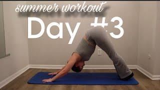 Day #3 Summer Flow 30 Day Workout Challenge - Legs 26 Mins At Home No Equipment
