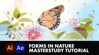 Forms In Nature Illustrator & After Effects Tutorial · Chromosphere masterstudy