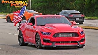 Mustang Week 2024 Car Show Pullouts, Full Sends, & Cops - The Movie!