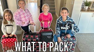 Kids Pack Their Own Suitcases  | Spontaneous 48 Hour Trip to Disney!