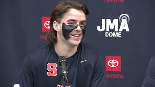 Syracuse Postgame Press Conference - Johns Hopkins