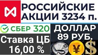 Ключевая ставка 16%. Обвал акций. Тинькофф Инвестиции