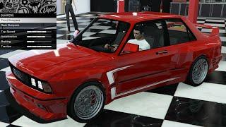 GTA 5 - DLC Vehicle Customization - Ubermacht Sentinel Classic Widebody (BMW E30 M3 LTO Widebody)