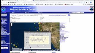 Tsunami Station In Event Mode San Francisco Watch For High Waves Or  a possible Tsunami 5/2/2022