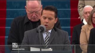 Rev. Samuel Rodriguez delivers a prayer at Inauguration Day 2017