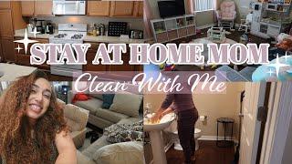 STAY AT HOME MOM CLEANING MOTIVATION | Deep Clean | Clean with me | SlayAtHomeMom