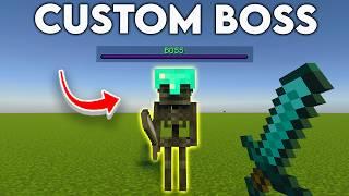 How to Make a Custom Boss in Minecraft Bedrock