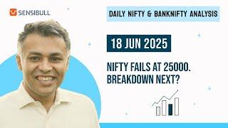 NIFTY & BANK NIFTY Analysis for Tomorrow | Stock Market Outlook | 18 June 2025, Wednesday