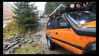 4x4 Wales green laning Rhayader Golf Links and Strata Florida