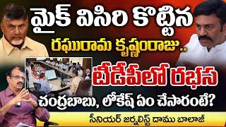 Raghurama Krishnamraj Beaten the Mic And Fire On Chandrababu | Nara Lokesh Fire? | Daamu Balaji