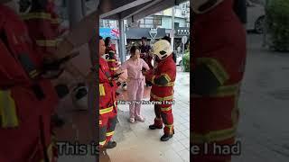 FIREFIGHTERS at the CLINIC!? #shorts #youtubeshorts #emergency