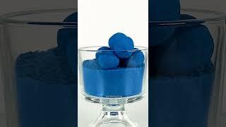 ASMR Satisfying Kinetic Sand Blue Drop & Squish #shorts #asmr #satisfying