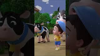 Rain Rain Go Away (Farm Version) | Newborn Baby Songs & Nursery Rhymes #littlelala #rainrain #shorts