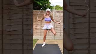 Did this routine dizzy ‍‍ #jumprope #skipping #tricks #footwork