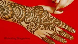 Back Hand Modern Western Arebic Mehendi Design | Arabic Mehndi Design | Latest Wedding Henna Designs