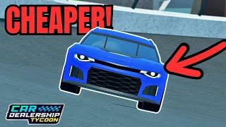 THESE CARS GOT CHEAPER SECRETLY IN Car dealership tycoon?! | Mird CDT