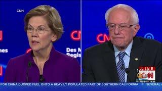 Warren, Sanders Clash At Democratic Debate