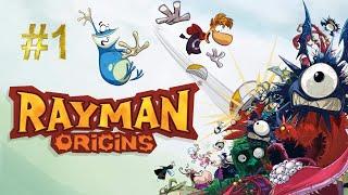 Rayman Origins - Part 1 Full Game 100% Walkthrough