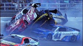 Corey Lajoie Flip / The Big One Strikes! | NASCAR Cup Series Talladega 2024