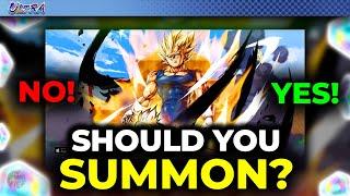 HE’S #1?! NEW ULTRA MAJIN VEGETA SHOULD YOU SUMMON?! (Dragon Ball Legends)