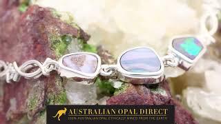 Boulder Opal Bracelet for Sale, Blue  Opal Bracelet - Australian Opal Direct | Worldwide Shipping