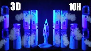 ASMR Aerosol 3D (Fourteen  Nebulizers) Amazing white noise for sleep 