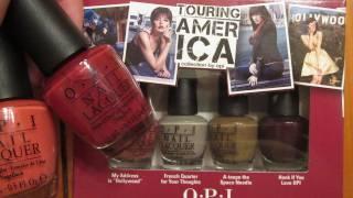 OPI Touring America Fall 2011 Collection Review / Swatches