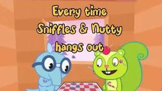 Every time Sniffles & Nutty hangs out | Happy Tree Friends