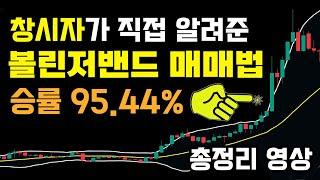 볼린저 밴드 창시자가 직접 알려준 진짜 매매법 TOP 4 ( 보는법, 설정법 풀코스 영상 )