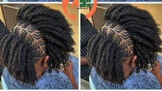 NATURAL HAIR TWIST STYLES | TWIST HAIRSTYLE FOR NATURAL | MINI TWISTS #braids #hairstyle#twist