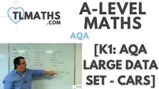 A-Level Maths K1-00 [AQA Large Data Set - Cars]