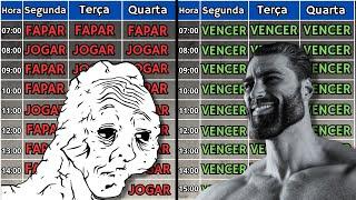 Crie uma ROTINA e pare de DESPERDIÇAR SUA VIDA !