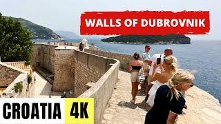 DUBROVNIK, CROATIA  [4K] Walls of Dubrovnik — 1 HOUR Walking Tour