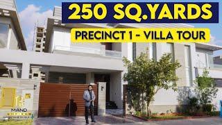 250 SQ Yard Luxury Villa in Precinct 1 For Sale | Bahria Town Karachi