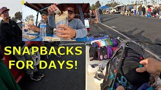 Snapback Bundles and $1 Finds At The Fleamarket To Flip Right Away.