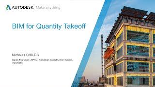 BIM for Quantity Takeoff (Jun 10)