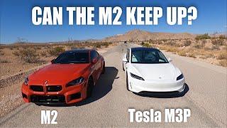 2024 BMW M2 vs 2024 Tesla Model 3 Performance RACE!