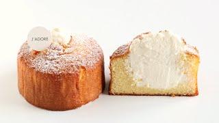 Fresh Cream Castella Cake Recipe