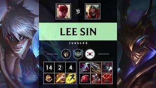 Lee Sin Jungle vs Zed: Pentakill, Dominating - KR Challenger Patch 14.18