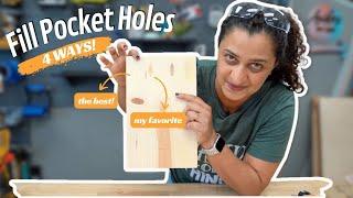 4 Quick and Easy Ways to Fill Pocket Holes for a Perfect Finish