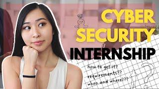 How to Get a Cyber Security Internship | Getting Cyber Security Experience in College/Bootcamp 2022